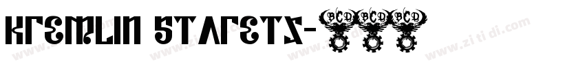 Kremlin Starets字体转换